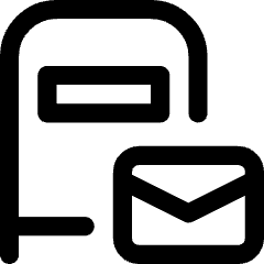Post Office Icon from Core Line Set