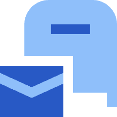 Post Office Icon from Sharp Flat Set