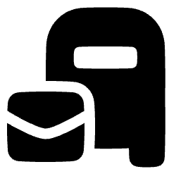 Post Office Icon from Plump Solid Set