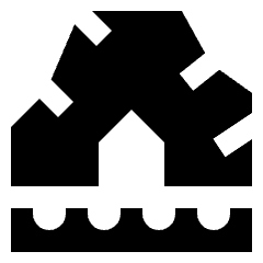 Sea Cave Icon from Sharp Solid Set