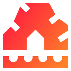 Sea Cave Icon from Sharp Gradient Set