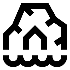 Sea Cave Icon from Sharp Line Set