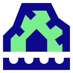 Sea Cave Icon from Sharp Pop Set