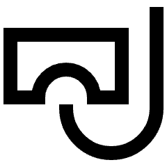 Snorkle Icon from Sharp Line Set