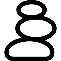 Stone Spa Icon from Core Line Set