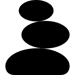 Stone Spa Icon from Core Solid Set
