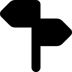 Street Sign Icon from Micro Solid Set