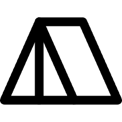 Tent Icon from Core Line Set