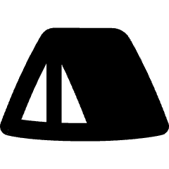 Tent Icon from Flex Solid Set