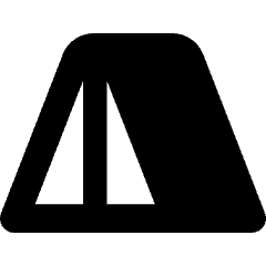 Tent Icon from Core Solid Set