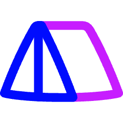 Tent Icon from Flex Neon Set