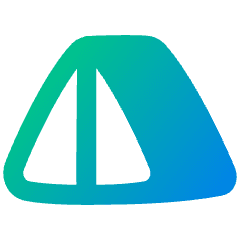 Tent Icon from Plump Gradient Set