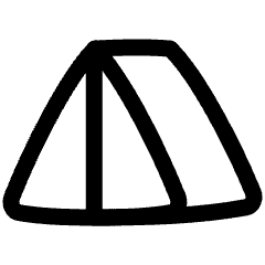 Tent Icon from Plump Line Set
