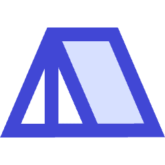 Tent Icon from Sharp Duo Set