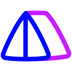 Tent Icon from Plump Neon Set