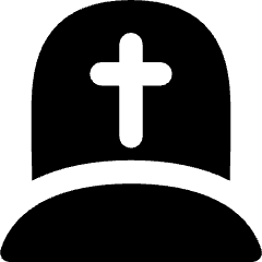 Tombstone Cemetery Graveyar Dead Icon from Flex Solid Set