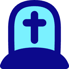 Tombstone Cemetery Graveyar Dead Icon from Flex Pop Set