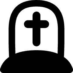 Tombstone Cemetery Graveyar Dead Icon from Flex Remix Set