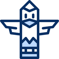 Totem Pole Icon from Cyber Duotone Set
