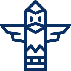 Totem Pole Icon from Cyber Line Set