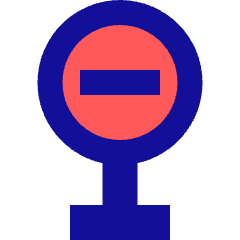 Traffic Sign Icon from Sharp Pop Set