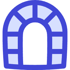 Tunnel Arc Gate Icon from Flex Duo Set