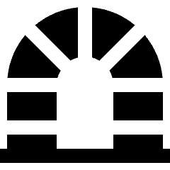 Tunnel Arc Gate Icon from Sharp Solid Set