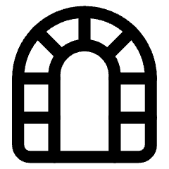 Tunnel Arc Gate Icon from Core Line Set