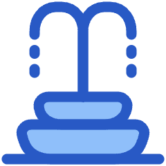 Water Fountain Icon from Plump Duo Set