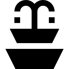 Water Fountain Icon from Sharp Solid Set
