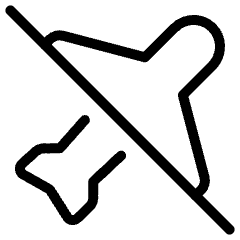 Flight Not Allowed Icon from Ultimate Light Set