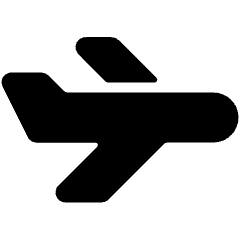 Plane 1 Icon from Ultimate Bold Set