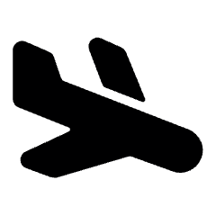 Plane Land Icon from Ultimate Bold Set