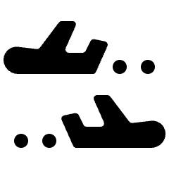 Plane Trip Return Icon from Ultimate Bold Set