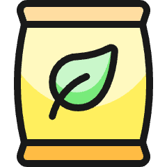 Organic Bag Leaf Icon from Ultimate Colors Set