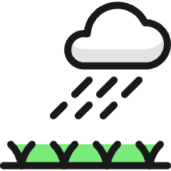 Organic Rain Growth Icon from Ultimate Colors Set