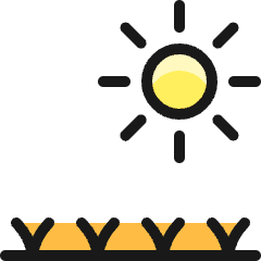 Organic Sun Growth Icon from Ultimate Colors Set