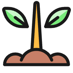 Organic Tree Icon from Ultimate Colors Set