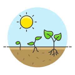 Growth Stage Illustration from UX Colors Set