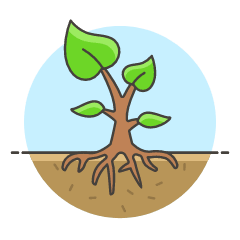 Tree Growth Illustration from UX Colors Set