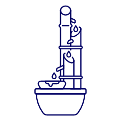 Bamboo Foutain Illustration from UX Line Set