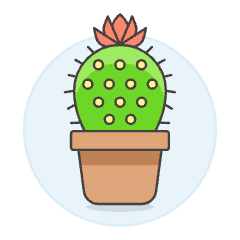 Cactus Illustration from UX Colors Set