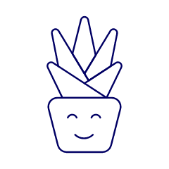 Happy Plat Illustration from UX Line Set