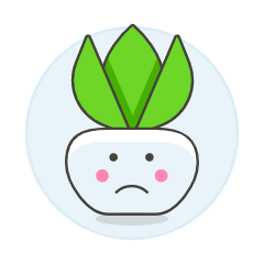Sad Plant Illustration from UX Colors Set