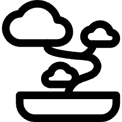 Bonsai 1 Icon from Ultimate Regular Set