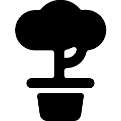 Plant Bonsai 1 Icon from Ultimate Bold Set