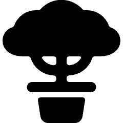 Plant Bonsai 2 Icon from Ultimate Bold Set