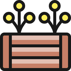 Plant Flowers Icon from Ultimate Colors Set