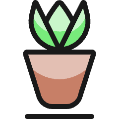 Plant Pot 2 Icon from Ultimate Colors Set