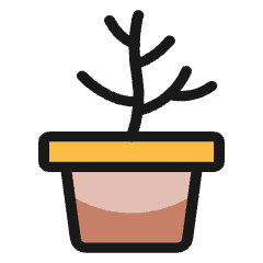 Plant Pot 3 Icon from Ultimate Colors Set